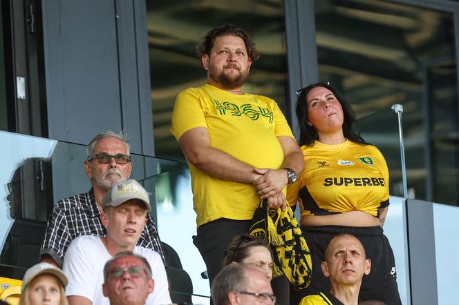 Kibice na meczu GKS Katowice - Arka Gdynia
