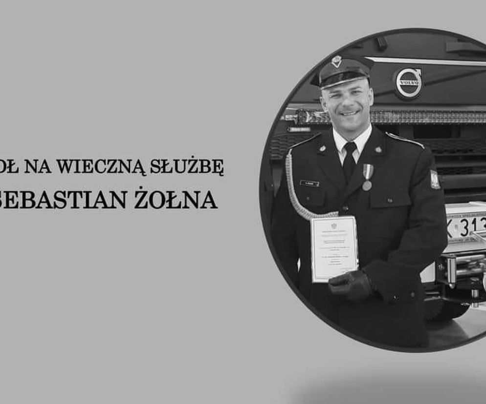 Straż pożarna w żałobie. Nie żyje Sebastian Żołna. Strażak z Mysłowic miał 41 lat