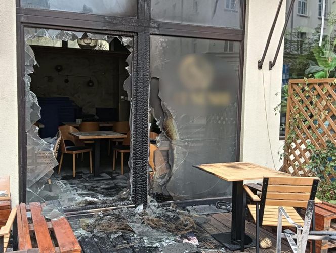Popalił restaurację w Ząbkach, wszystko się nagrało. Policja zatrzymała podejrzanego!