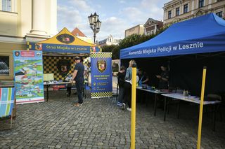 Piknik na rynku w Lesznie