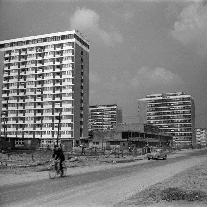 Wieżowce przy ulicy Paprocańskiej, ok. 1973
