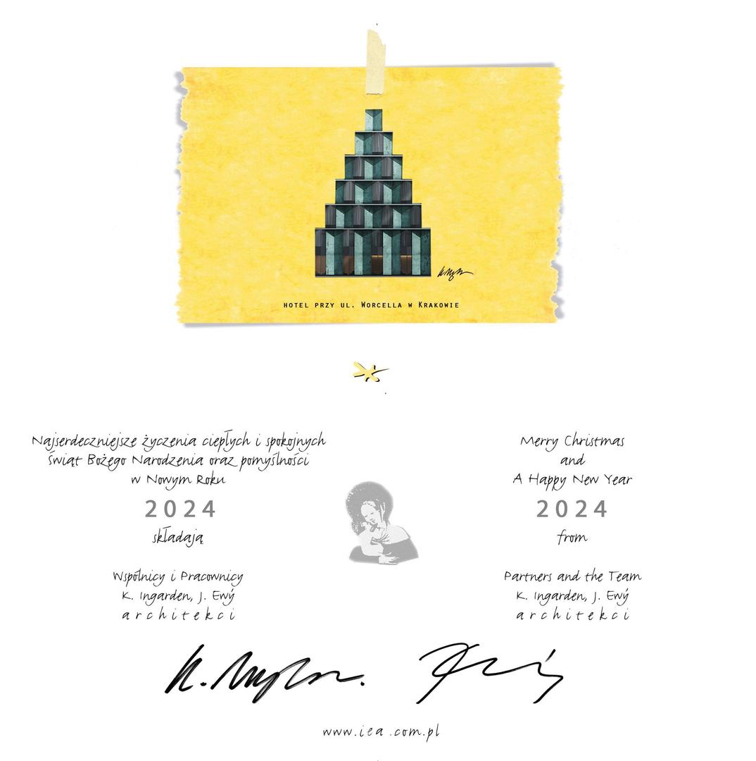 Najfajniejsze kartki świąteczne od pracowni architektonicznych AD 2023