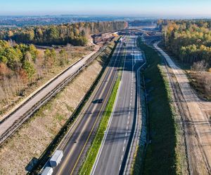 Tak wygląda obecnie budowa I części obwodnicy Zawiercia i Poręby. Ta część kończy się na węźle Kromołów