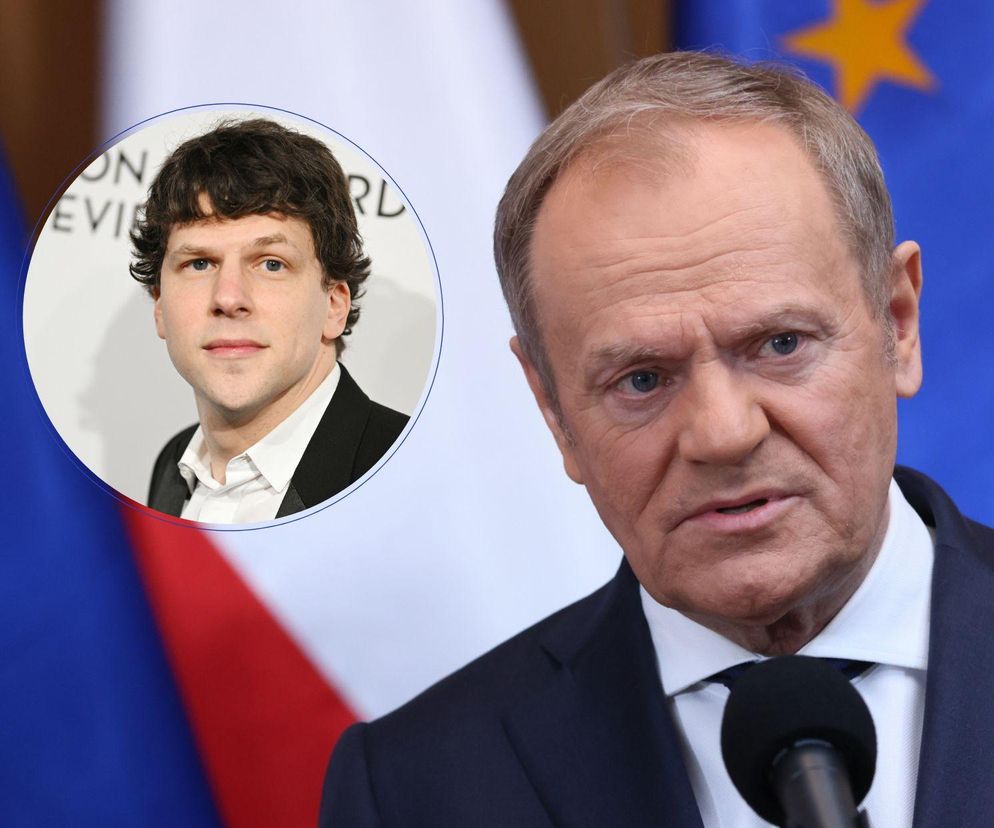 Donald Tusk zaprosił Jessiego Eisenberga na szkolenie wojskowe