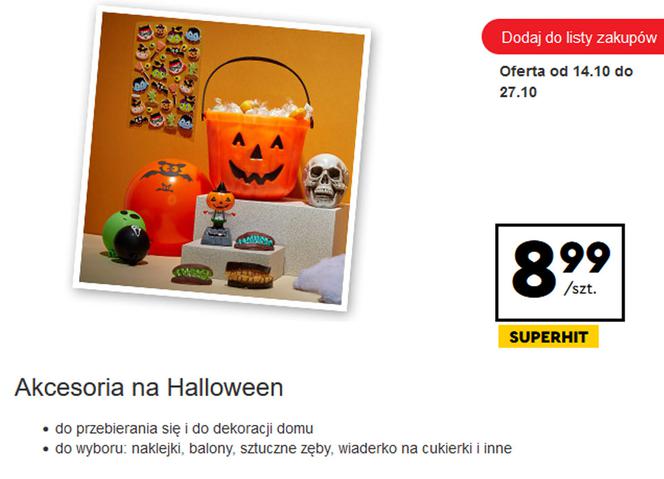 Halloween w Biedronce