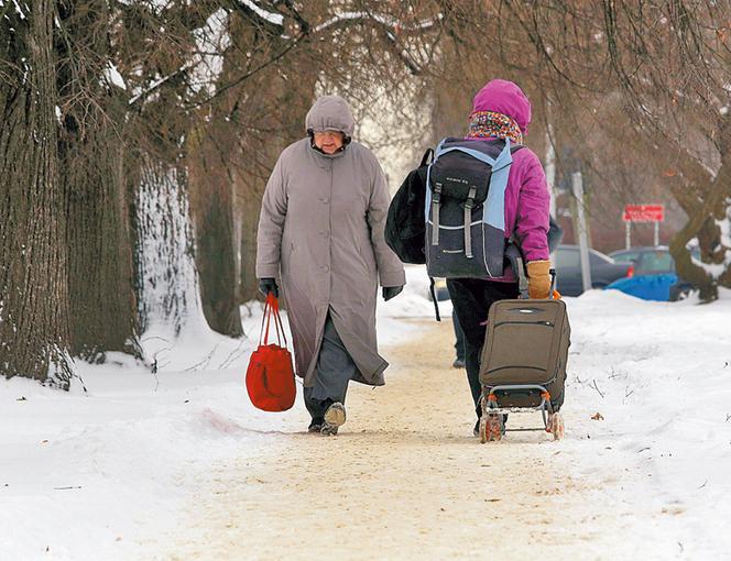 Stolica pod śniegiem a nikt nie odśnieża