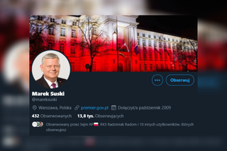 Prokuratura przygląda się włamaniu na konto twitterowe Marka Suskiego.