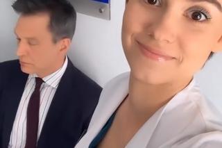 Na dobre i na złe po wakacjach 2023. Blanka (Pola Gonciarz), Andrzej Falkowicz (Michał Żebrowski)