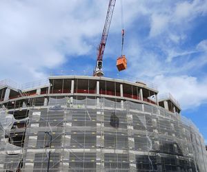 Villa Bogoria w Warszawie podczas budowy