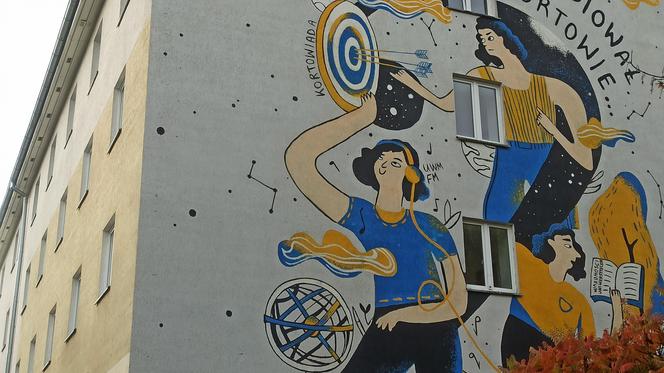 Mural Kopernika w Kortowie