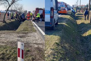 Potężne zderzenie pod Gostyninem. Kierowca kii zmarł w szpitalu w Płocku