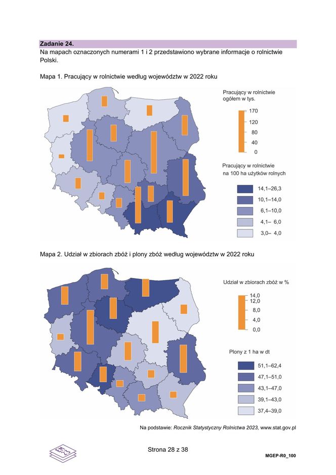 Matura 2025 geografia - odpowiedzi, arkusz CKE  15.05.2025 - Formuła 2023	