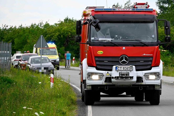 Wypadek nastolatków na hulajnodze