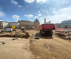 Jeden z większych łódzkich remontów. Jak obecnie wygląda Plac Wolności?