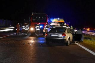Tragiczny wypadek na autostradzie A4. 86-latek jechał pod prąd. 42-latek nie żyje