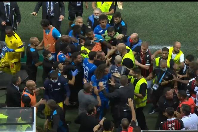 SKANDAL w meczu Nice - Olympique Marsylia!