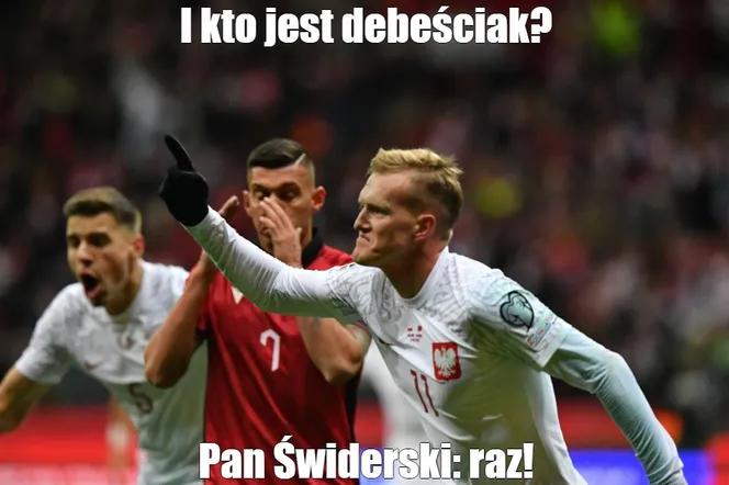 Polska - Albania 1:0. Najlepsze memy tworzą kibice