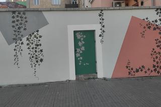 Mural na fontannach w Radomiu