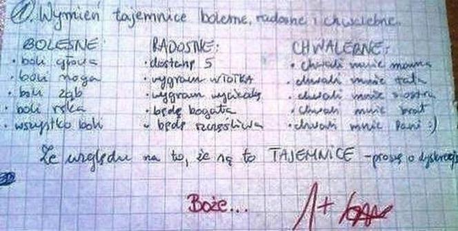 Hity z kartkówek i sprawdzianów! Teksty uczniów bawią do łez! 