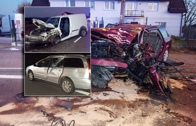 Śmiertelny wypadek pod Dzierżoniowem. Nie żyją 37- i 60-latek [ZDJĘCIA].