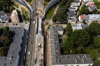 Trwa modernizacja wiaduktów Trasy Łazienkowskiej