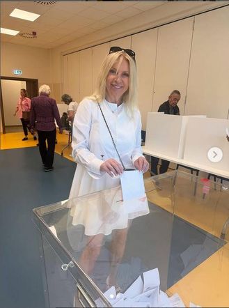 Wybory Prezydenckie 2025. Jak głosowały gwiazdy? Mariola Bojarska - Ferenc