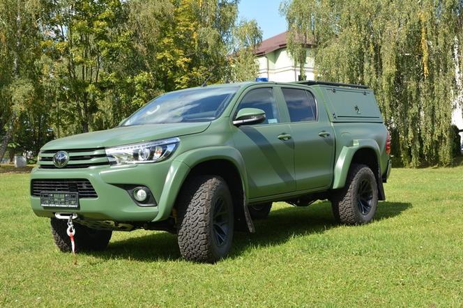 Toyota Hilux - nowy wóz obserwacyjny Straży Granicznej