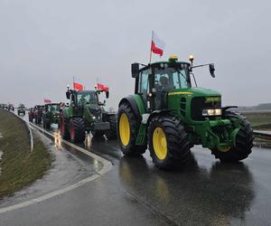 Protest rolników z Podkarpacia w Przeworsku