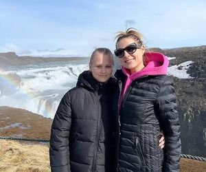 Magdalena Narożna z córką