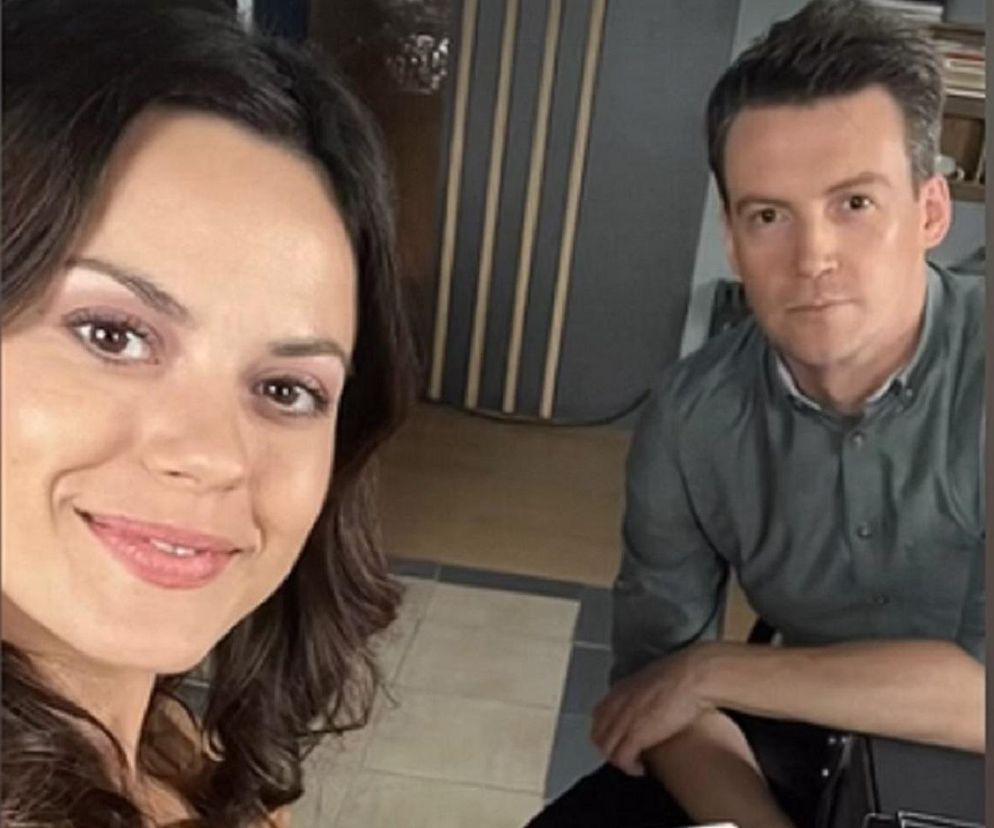 M jak miłość. Kasia (Paulina Lasota), Jakub (Krzysztof Kwiatkowski)