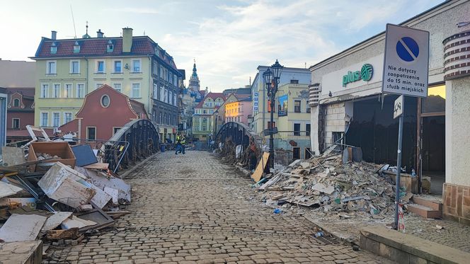 Most Żelazny po powodzi 