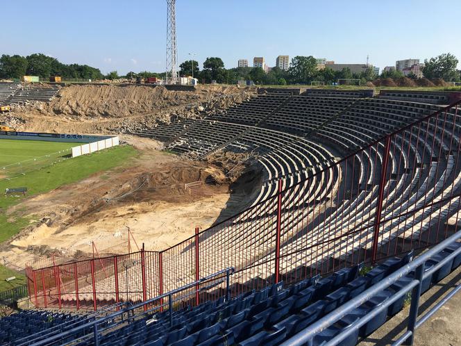 Saperzy na stadionie w Szczecinie