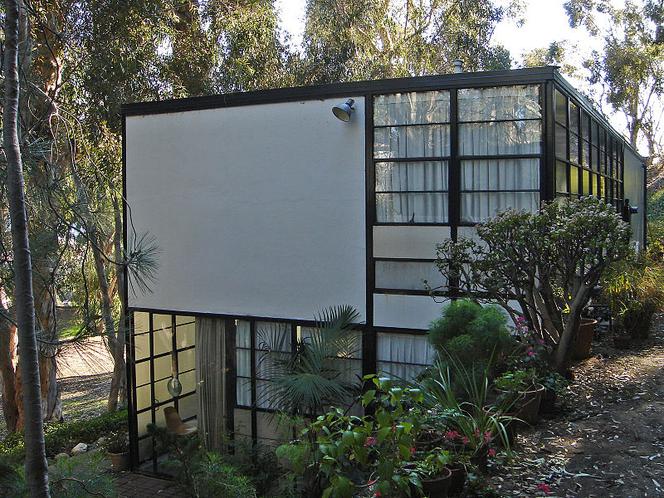 The Eames House – widok od boku. 