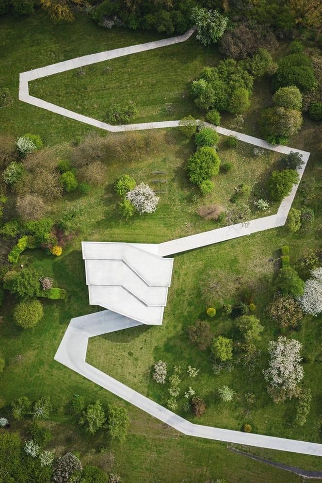 Dom po Drodze. Widok z lotu ptaka