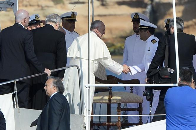 Papież Franciszek na Lampedusie