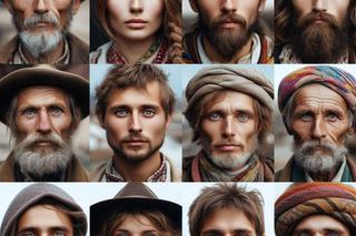 Mieszkańcy Podkarpacia i Bieszczad oczami sztucznej inteligencji.