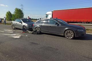 Zderzyło się dziewięć pojazdów, jedna osoba poszkodowana