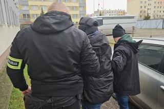 Rozbój w centrum Włocławka. Policja zatrzymała sprawcę, który napadł na kobietę