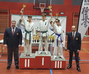 AUSTRIAN OPEN i 8 medali dla zawodników Kaliskiego Klubu Karate Kyokushinkai.