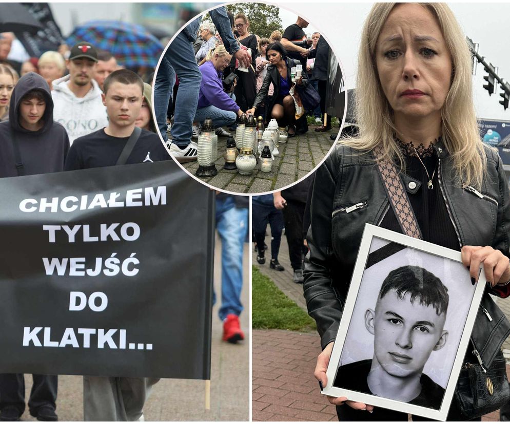 Setki osób upamiętniły Oliwiera. 20-latek zmarł po interwencji policji. Zabili go jak zwierzę