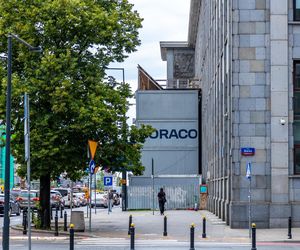 Gmach Banku Gospodarstwa Krajowego w Warszawie w trakcie remontu