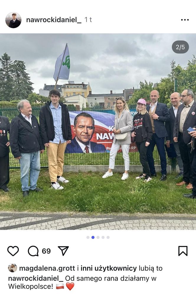 Daniel Nawrocki i jego dziewczyna, Magdalena Grott 