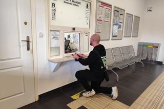 Dworzec w Krzeszowicach