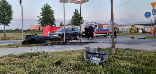 Tragedia w Ożarowie Mazowieckim. Motocyklista zginął na miejscu