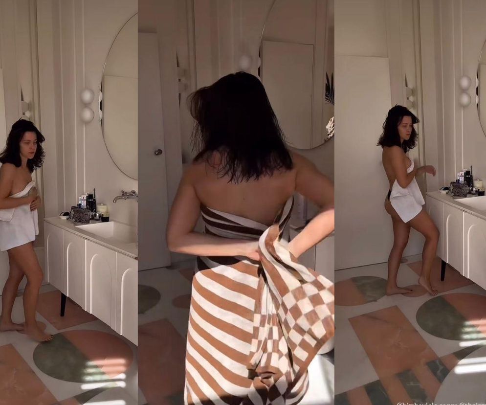 Malwina Wędzikowska zgubiła ręcznik