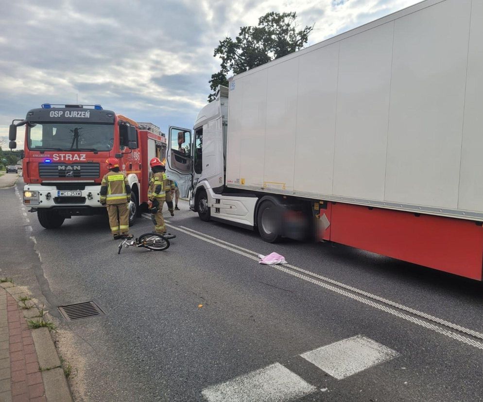 Poważny wypadek na Mazowszu. 10-letnia dziewczynka trafiła do szpitala