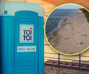 Szok! Ktoś ukradł toaletę z plaży w popularnym kurorcie! Burmistrz prosi o zwrot kibelka