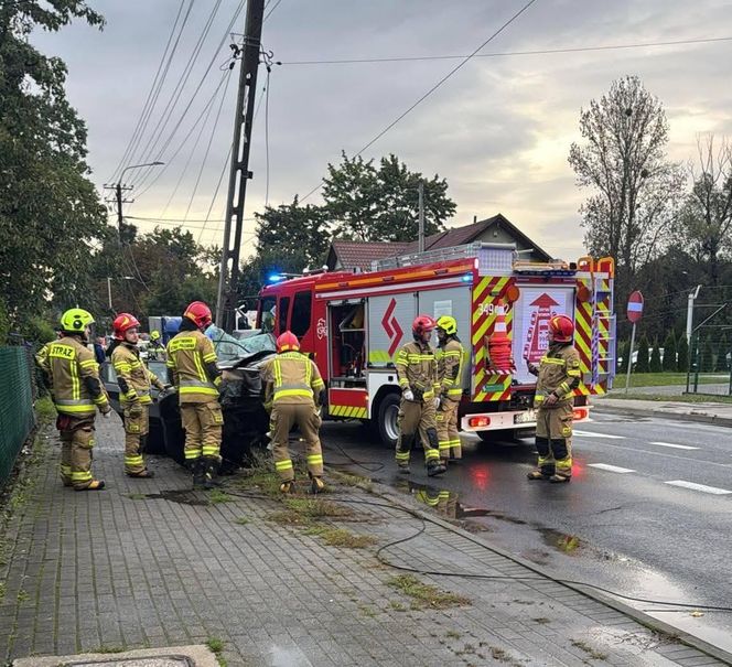 Wypadek w Czechowicach-Dziedzicach