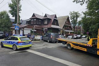  Ponad 3 promile i rajd po centrum Zakopanego. Zakończył jazdę na ścianie budynku