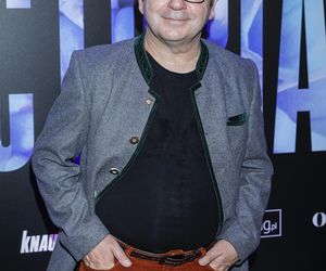 Gabriela Muskala Zbigniew Zamachowski jadą metrem